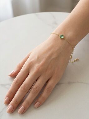 804. Mia Fiore 18KT gold plated sterling silver bracelet